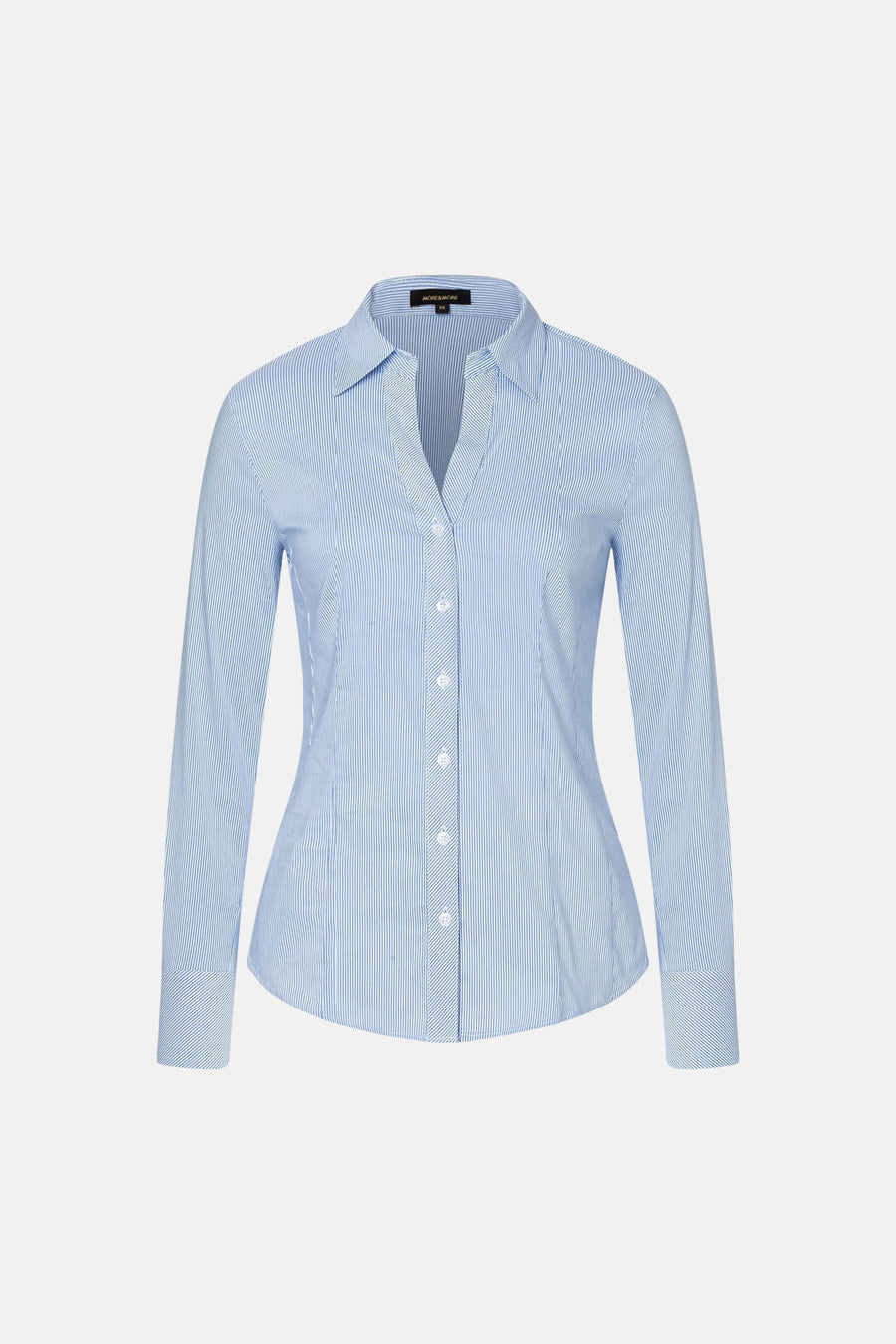 Blouse met lange mouwen - Blauw