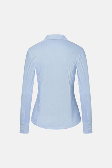 Blouse met lange mouwen - Blauw