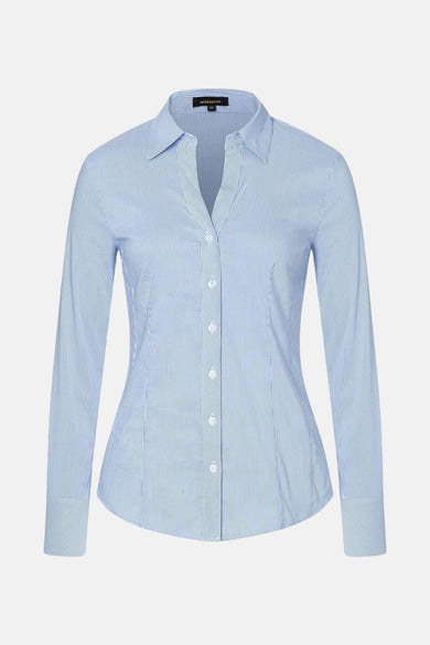 Blouse met lange mouwen - Blauw