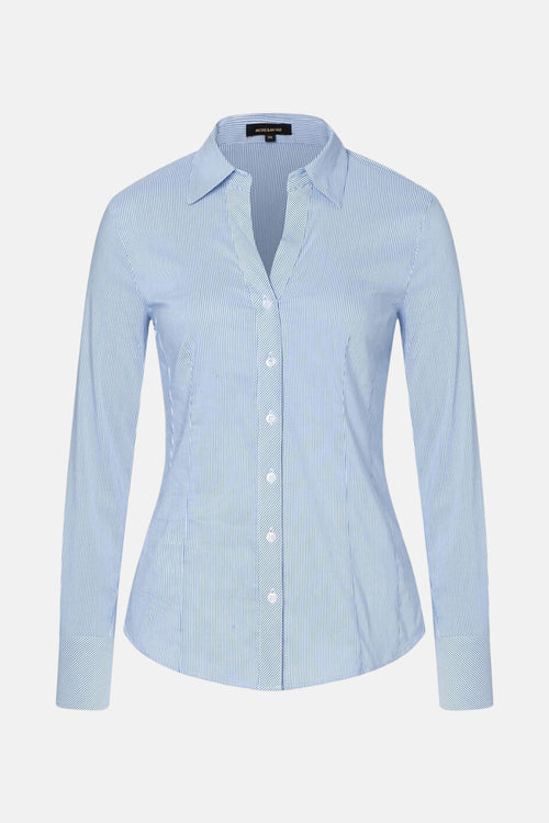 Blouse met lange mouwen - Blauw