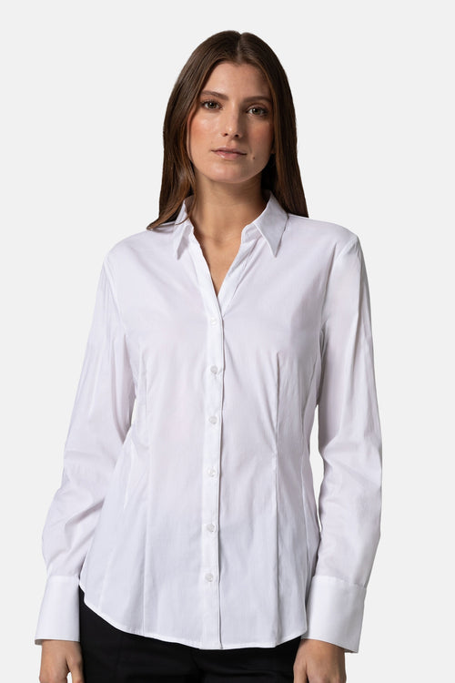 Hemd met lange mouwen - wit