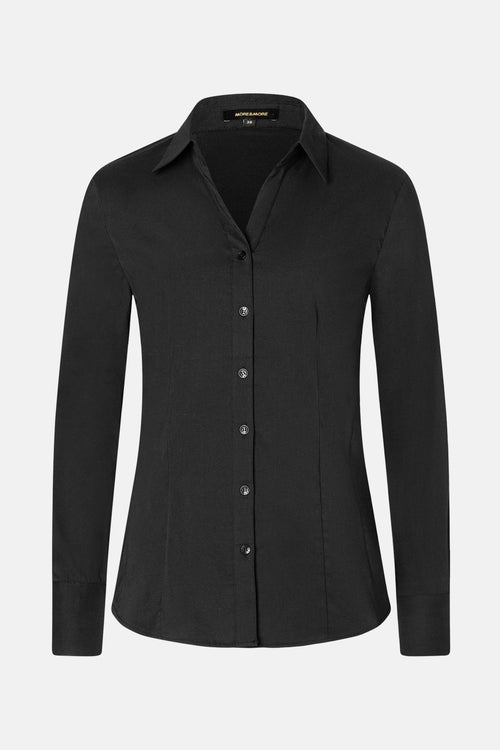 Hemd met lange mouwen - zwart