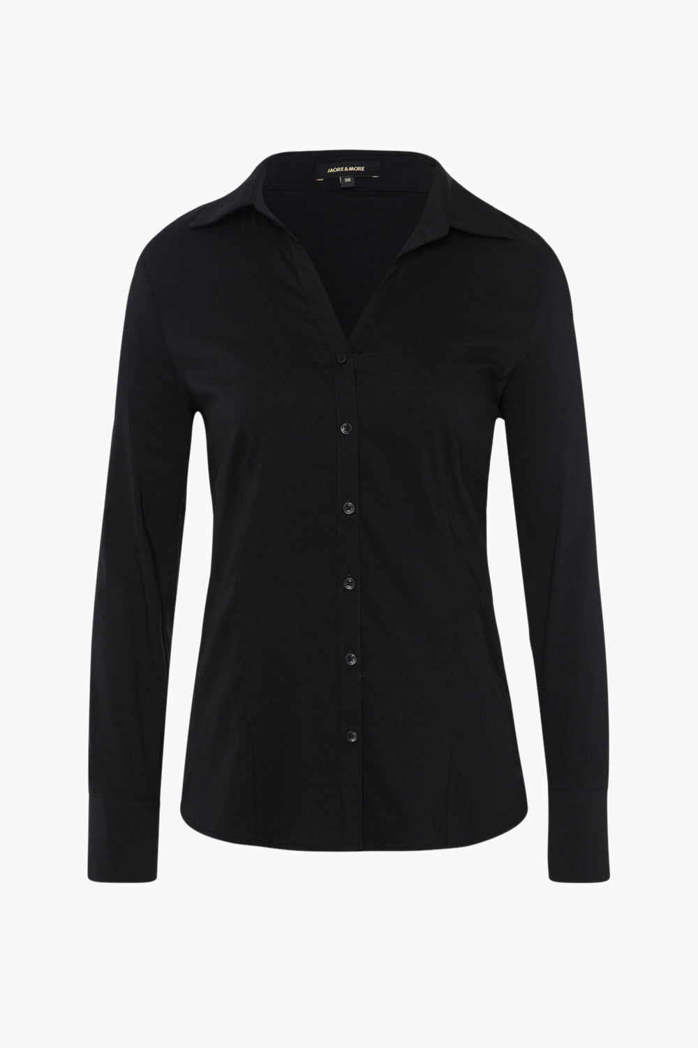 Hemd met lange mouwen - zwart