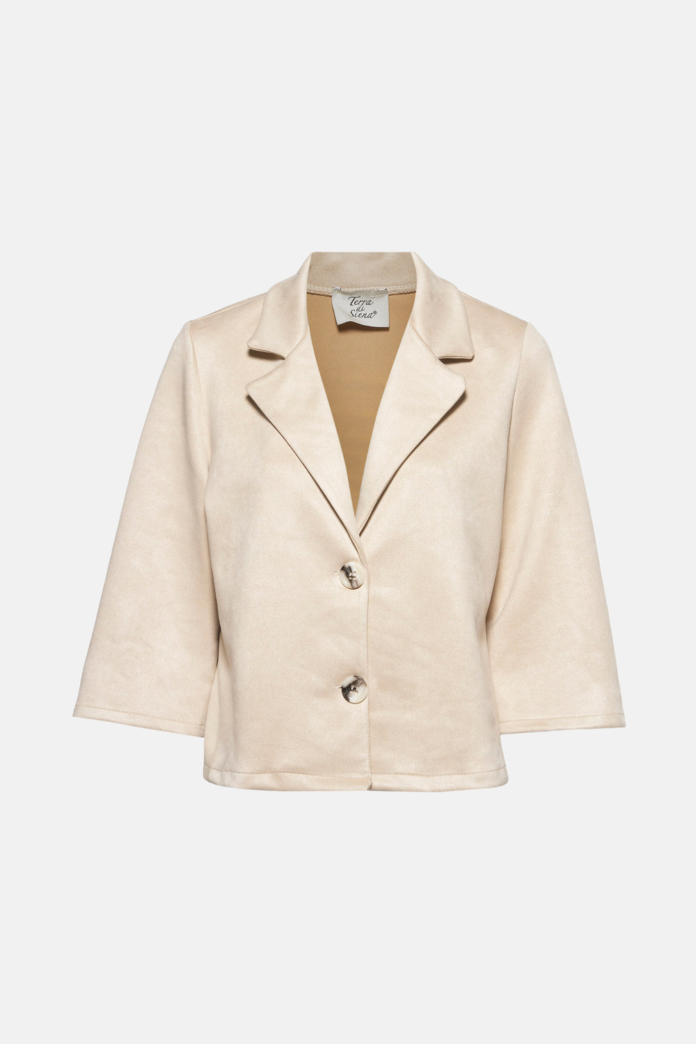 Korte jas Beige - Terra di Siena