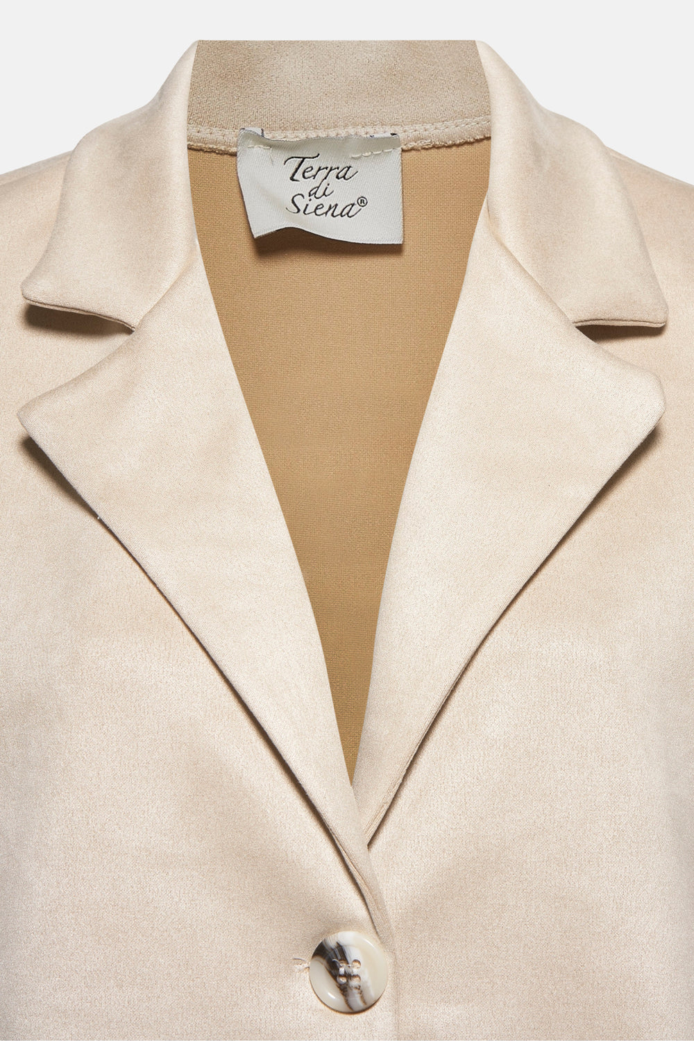 Korte jas Beige - Terra di Siena