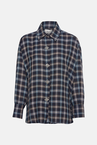 Hemd met lange mouwen - Blauw