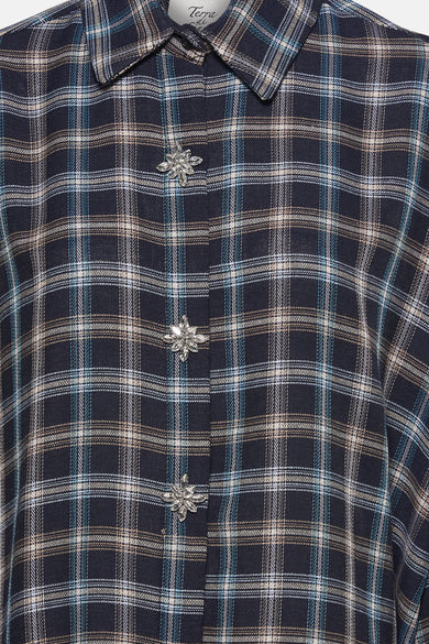 Hemd met lange mouwen - Blauw