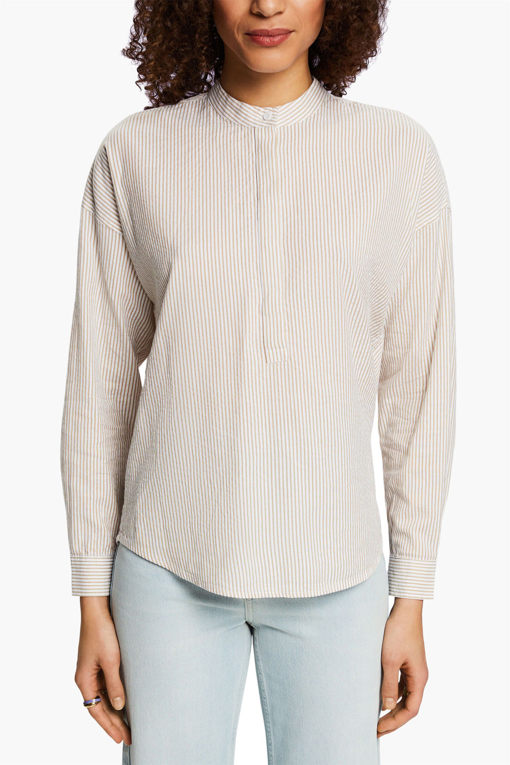 Chemisier (manches longues) Beige - Esprit