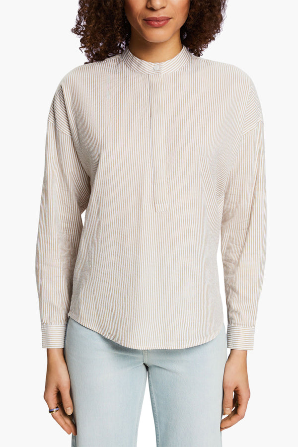 Chemisier (manches longues) Beige - Esprit