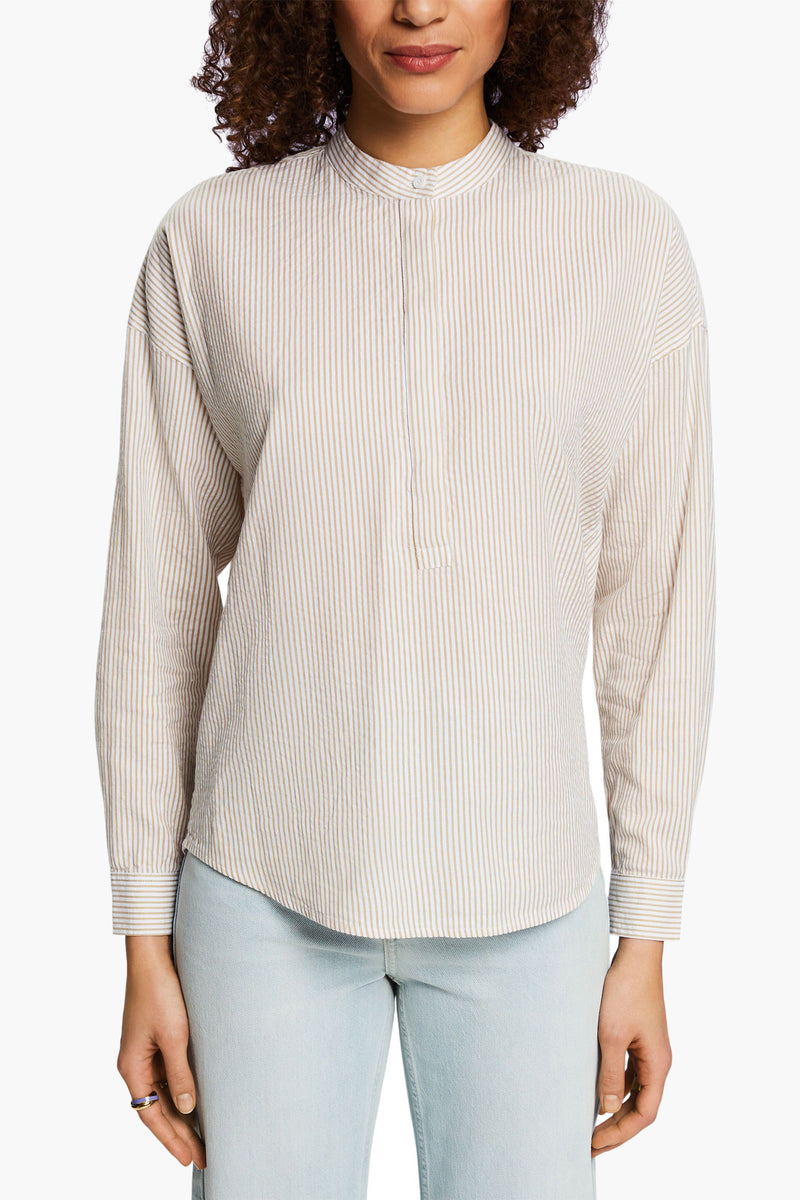 Chemisier (manches longues) Beige - Esprit