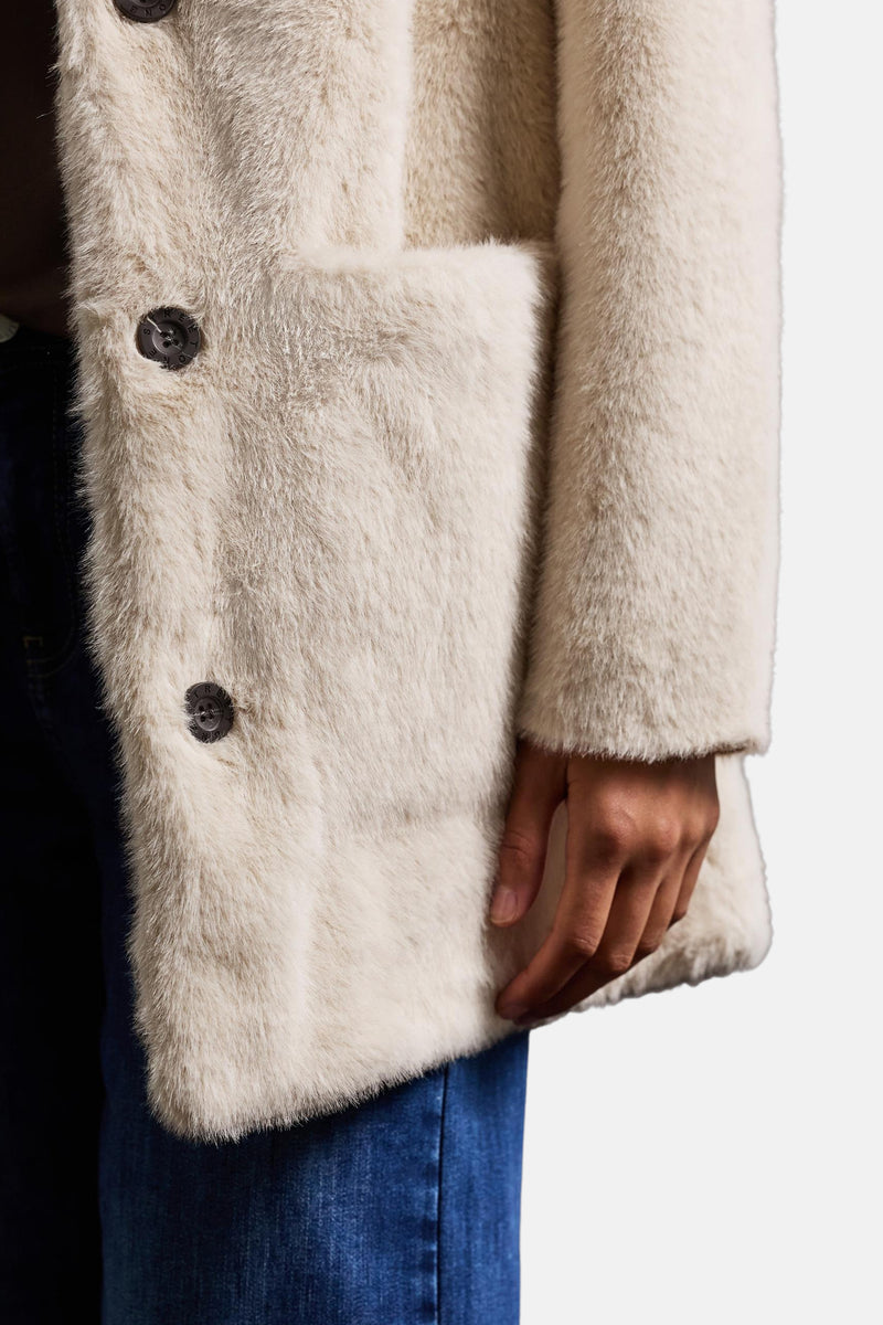 Lange jas ecru - STREET ONE