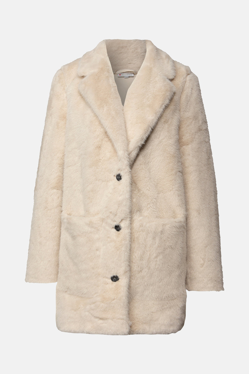 Lange jas ecru - STREET ONE