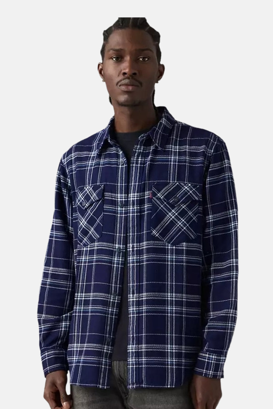 Hemd met lange mouwen - blauw