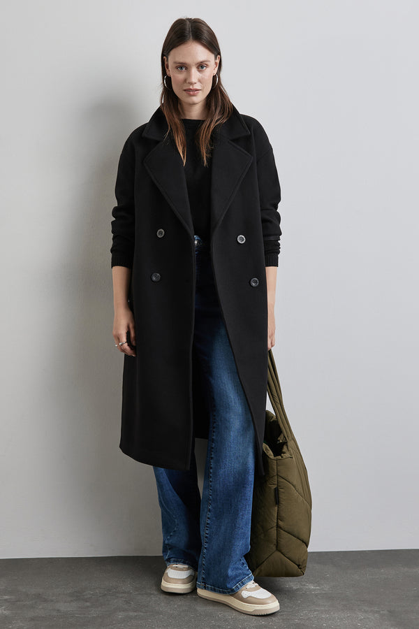 Veste longue Noir - STREET ONE