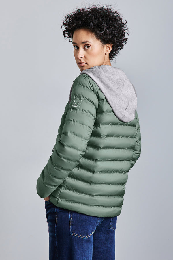 Veste courte VERT - STREET ONE