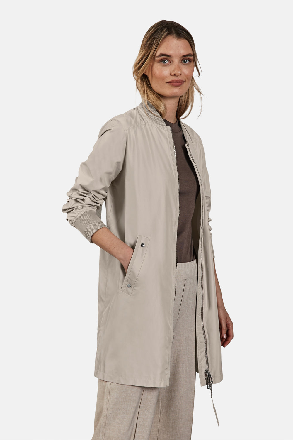 Lange jas Beige - STREET ONE