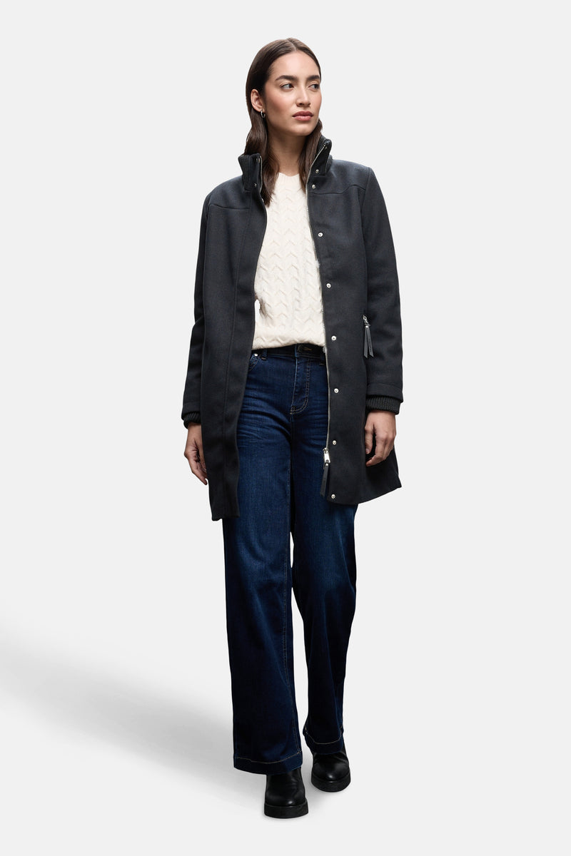 Veste longue bleu - STREET ONE