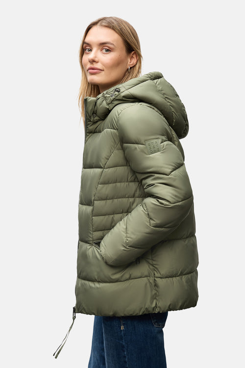Korte jas groen - STREET ONE