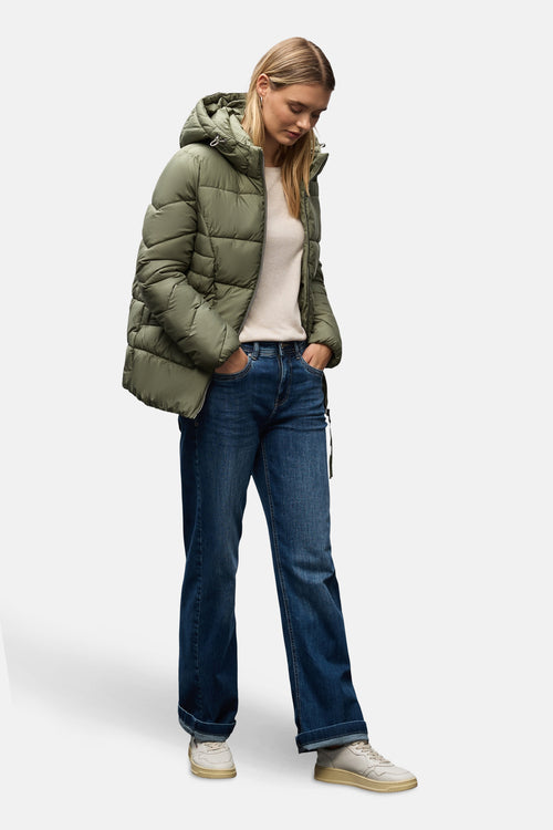 Korte jas groen - STREET ONE