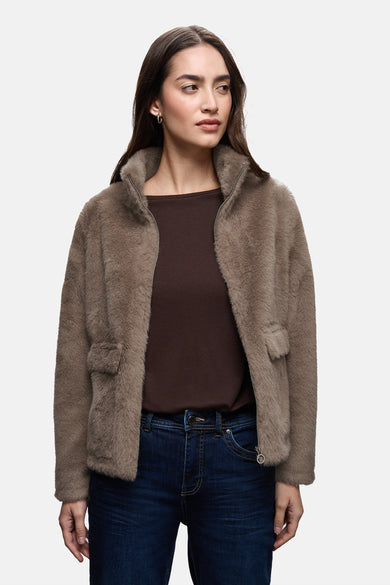 Korte jas bruin - STREET ONE