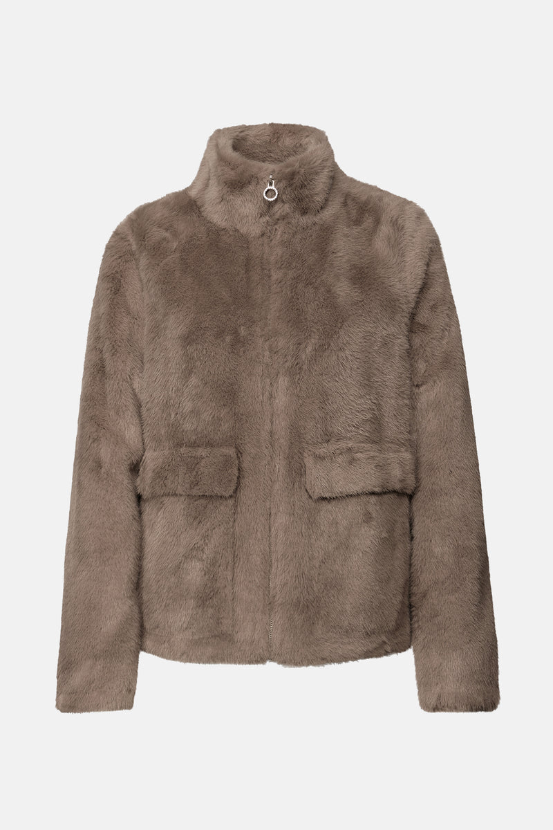 Korte jas bruin - STREET ONE