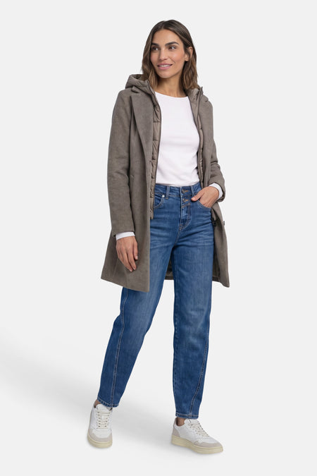 Dames tops jas casual taupe - STREET ONE