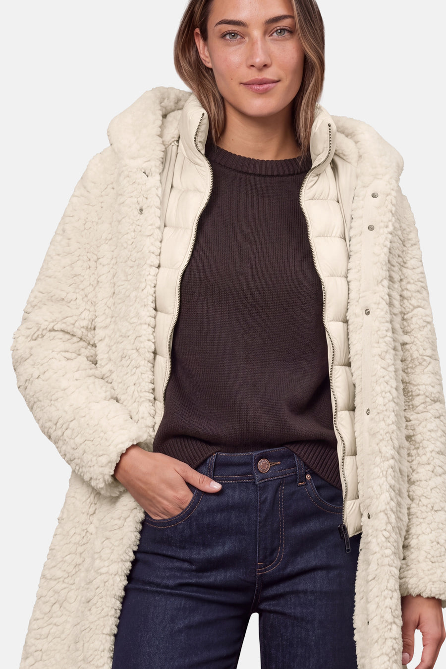Dames tops jas casual beige - STREET ONE