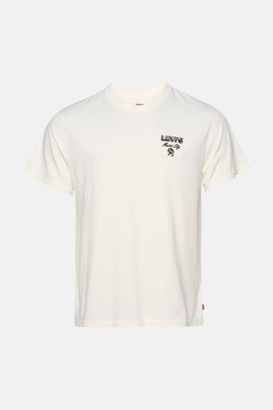 T-shirt blanc à manches courtes Levi's® avec logo et motif Music City sur la poitrine