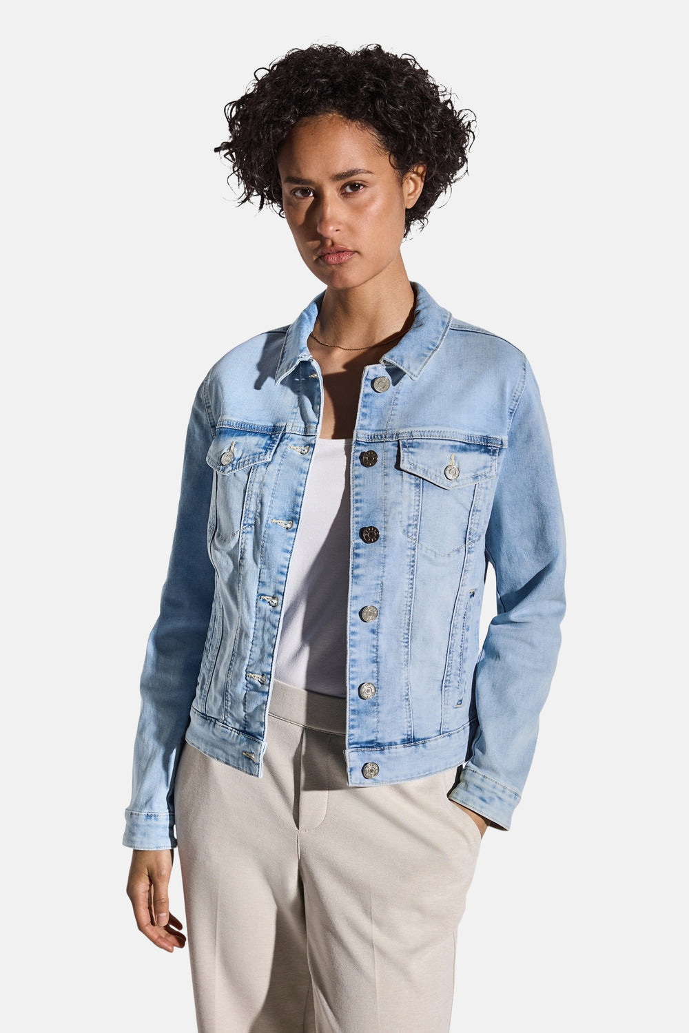 Jeansjas - light blue denim