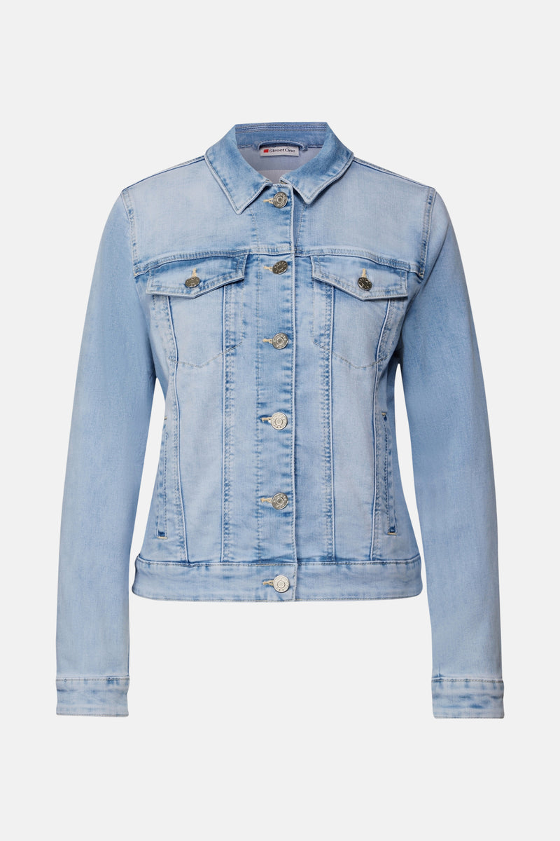 Jeansjas - light blue denim