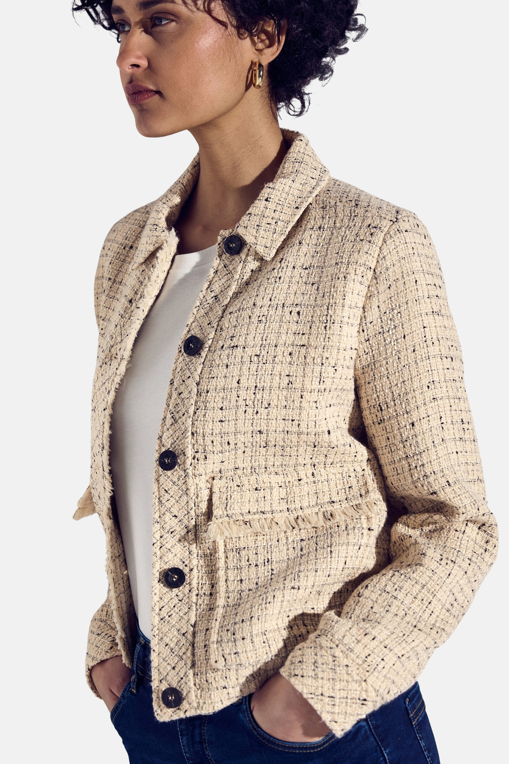 Korte jas Beige - STREET ONE