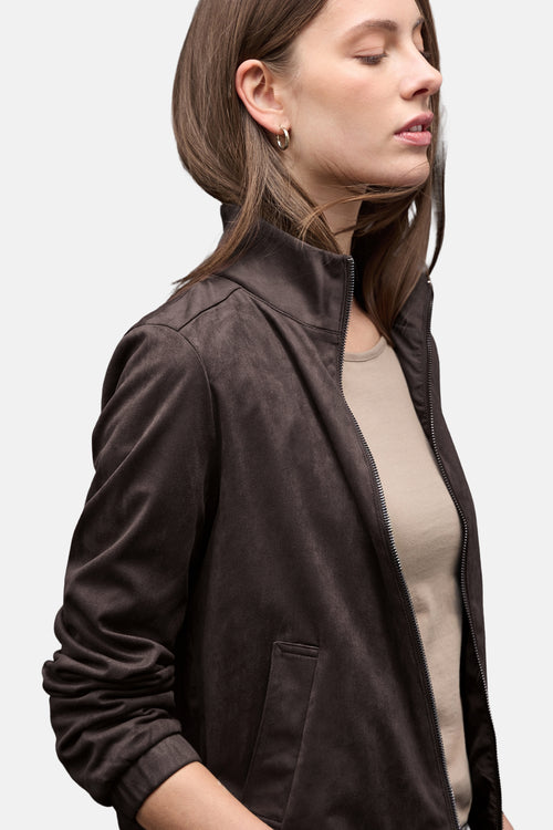 Korte jas bruin - STREET ONE