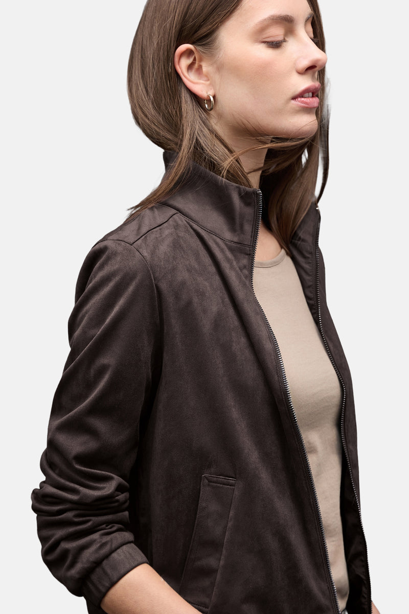 Korte jas bruin - STREET ONE