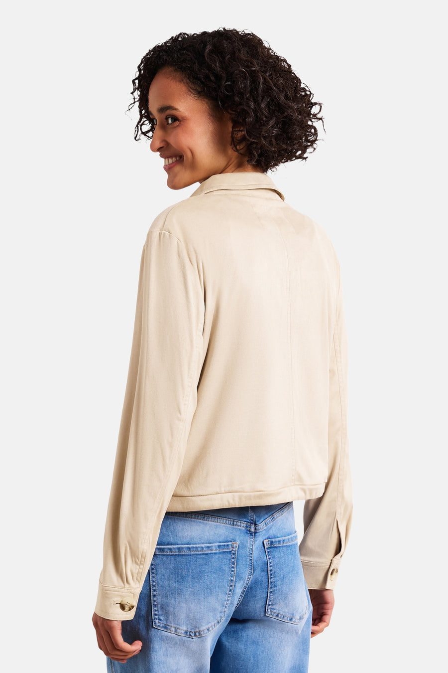 Korte jas beige - STREET ONE