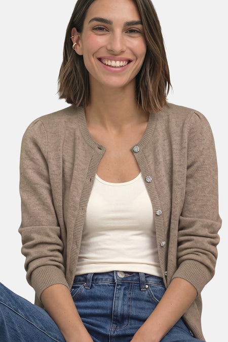 Cardigan beige - STREET ONE