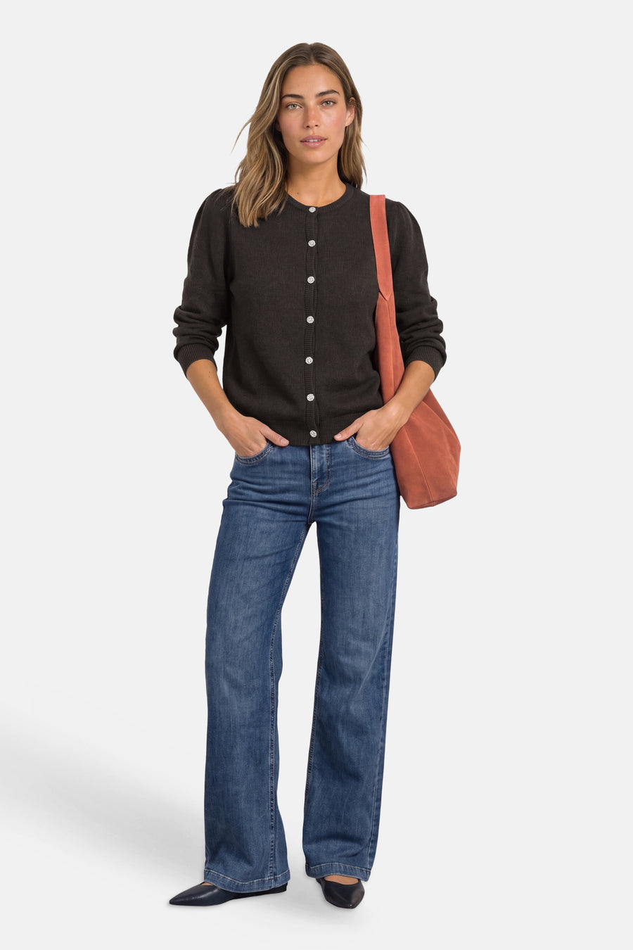 Cardigan brun - STREET ONE