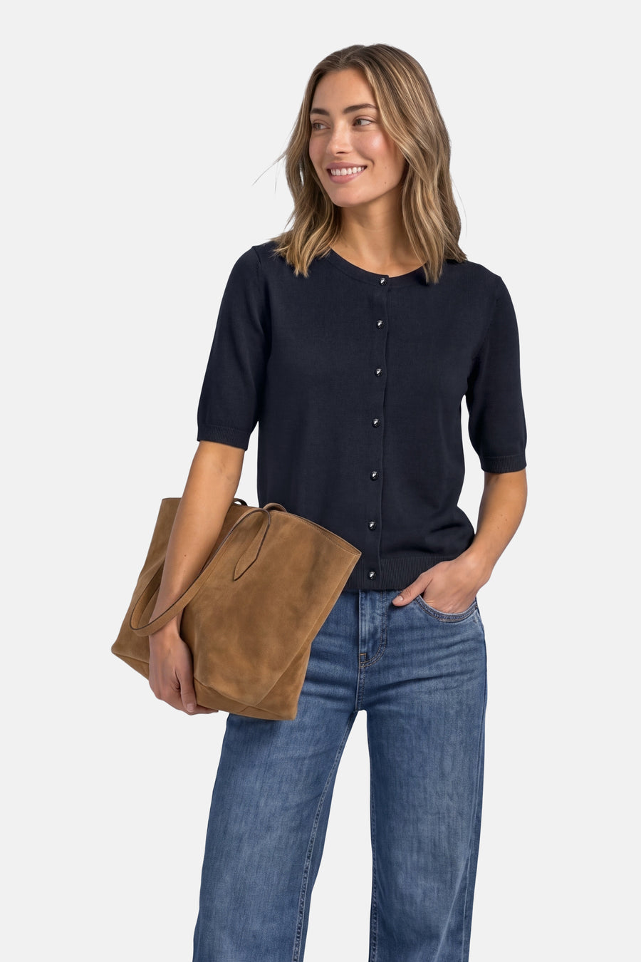 Cardigan bleu - STREET ONE