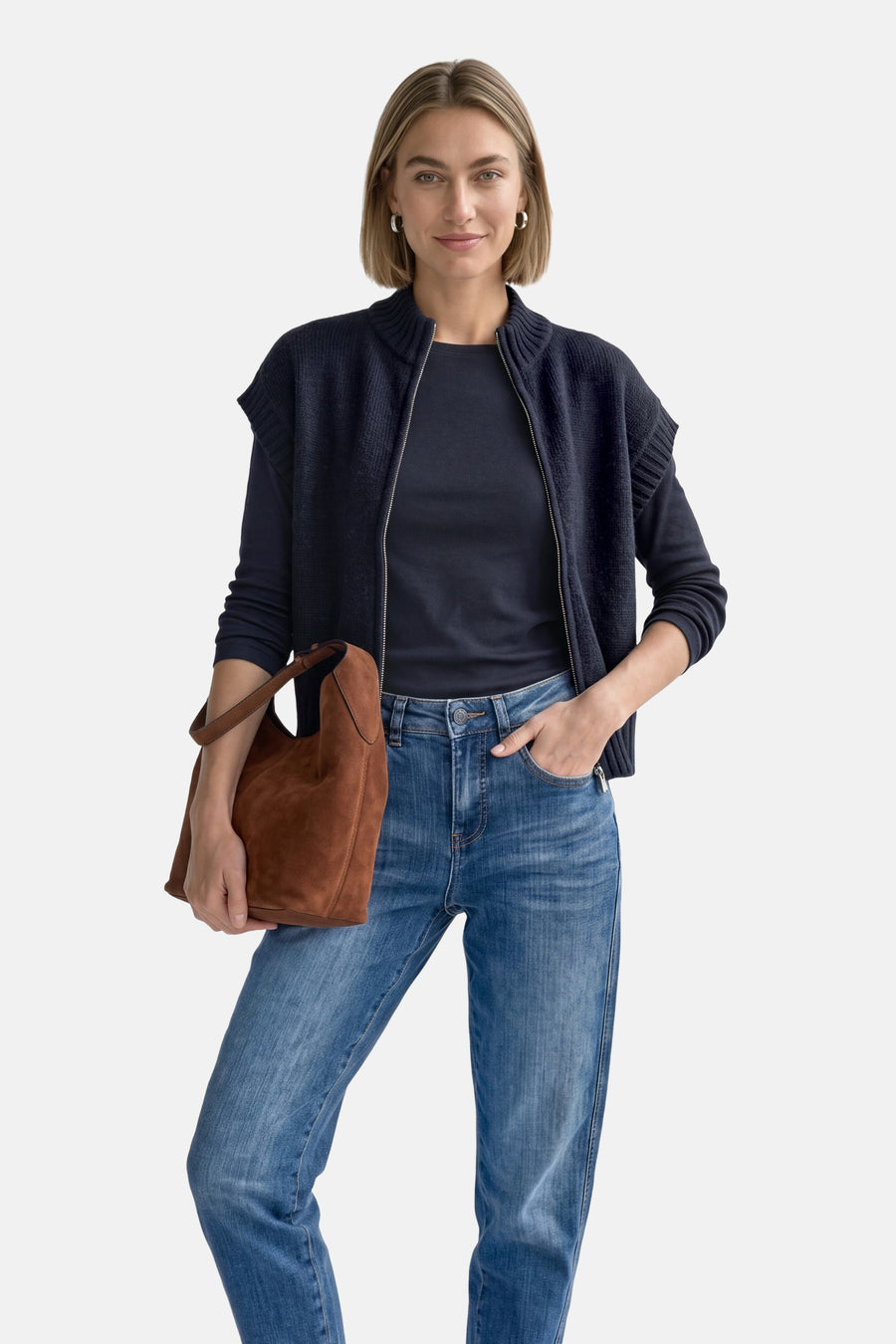 Cardigan blauw - STREET ONE