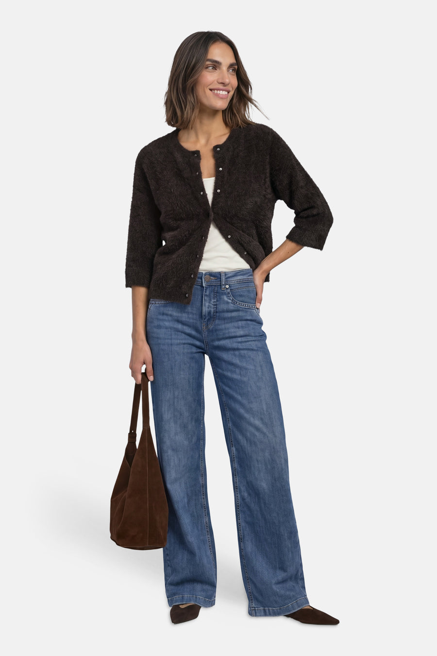 Cardigan brun - STREET ONE