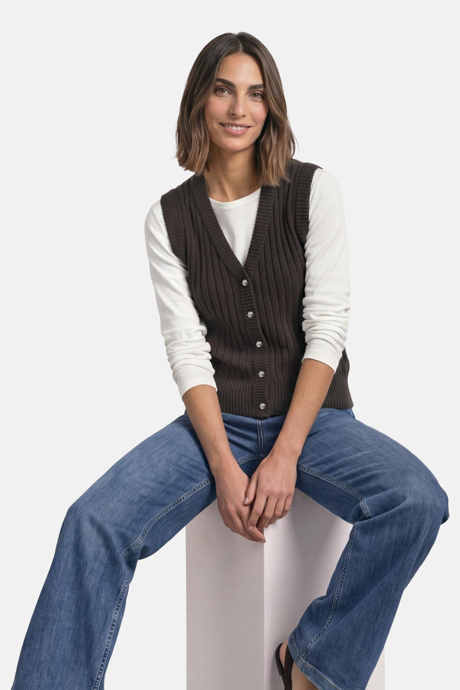 Cardigan bruin - STREET ONE