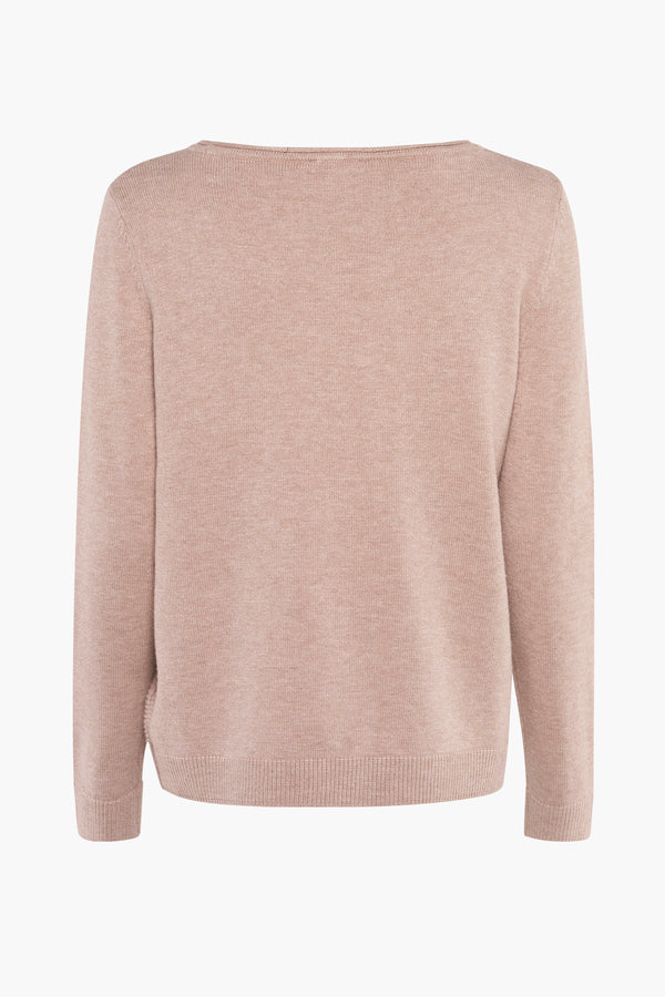 Pull col rond Beige - STREET ONE