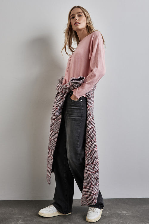 Trui met ronde hals Roze - STREET ONE