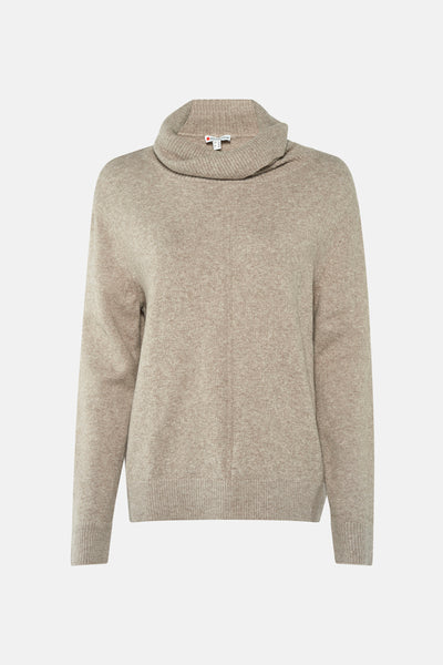Pull col montant Beige - STREET ONE