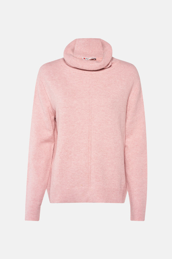 Pull col montant Rose - STREET ONE