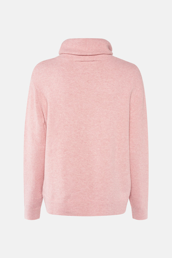 Pull col montant Rose - STREET ONE