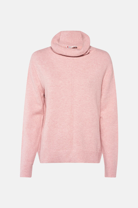 Pull col montant Rose - STREET ONE