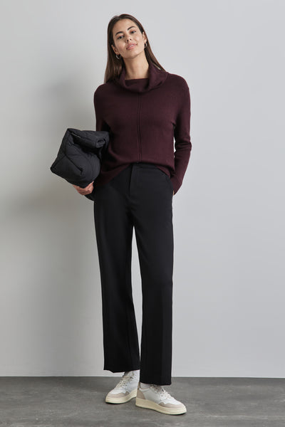 Pull col montant Rouge - STREET ONE