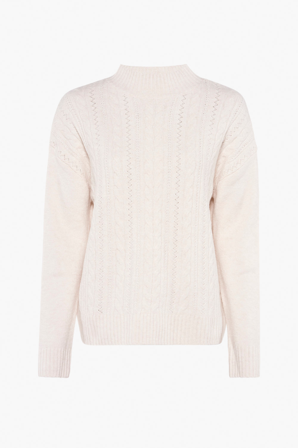 Pull col rond Écru - STREET ONE