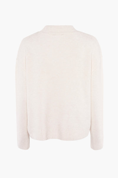 Pull col rond Écru - STREET ONE