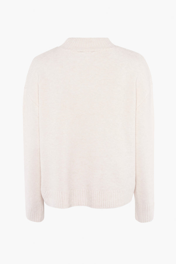 Pull col rond Écru - STREET ONE